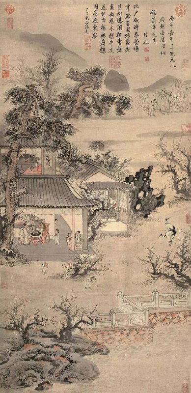 岁夜咏怀  弥年不得意，新岁又如何？念昔同游者，而今有几多？以闲为自在，将寿补蹉跎